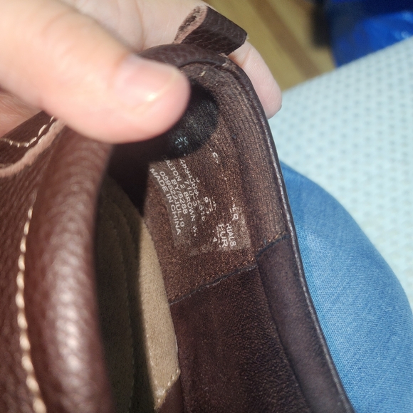 THOM MCAN EUC MENS SZ 10 DALTON DALTON BROWN LEATHER SLIPON SHOES - Picture 9 of 9